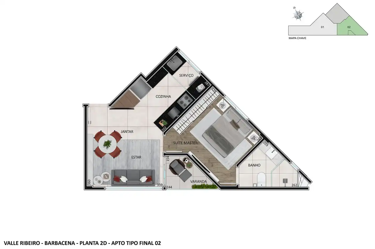 Planta -  - VERSALHES IMÓVEIS