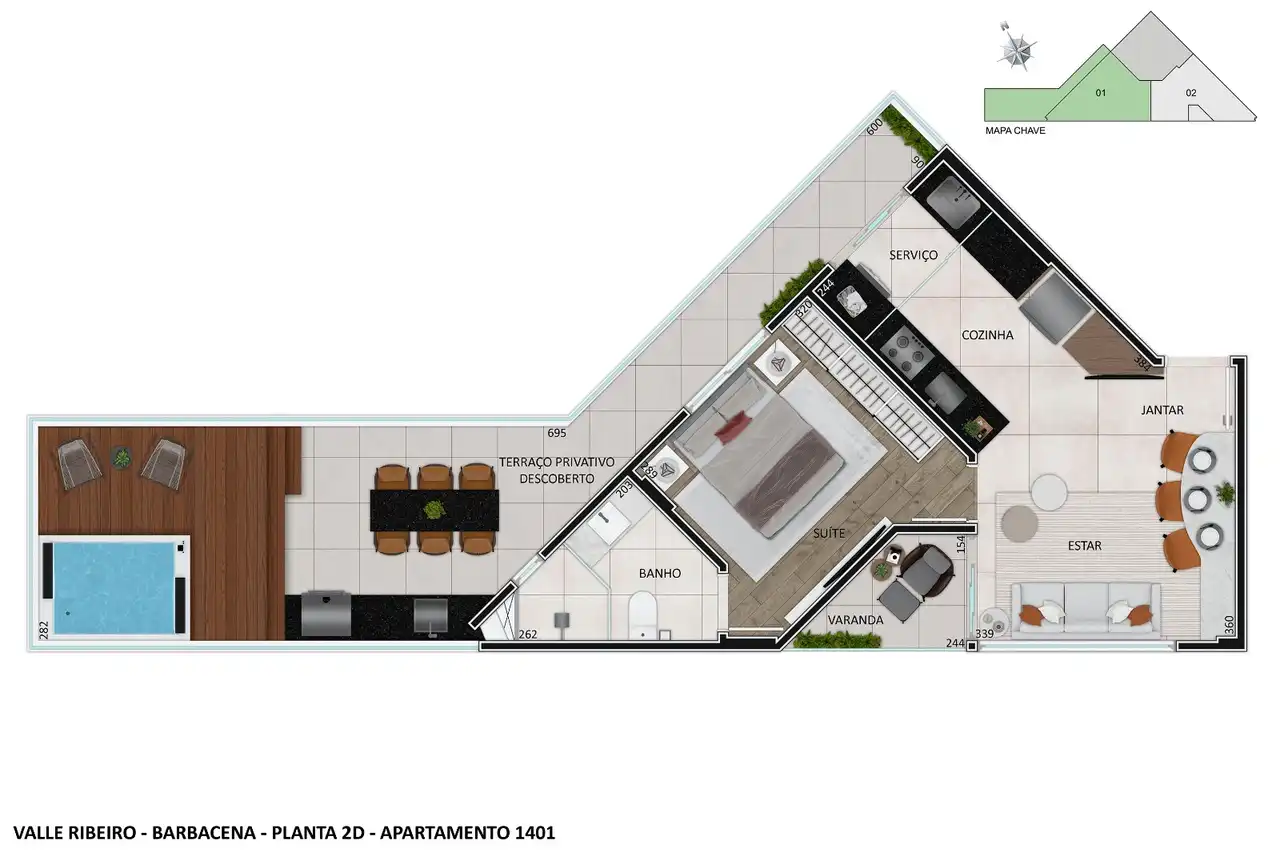 Planta -  - VERSALHES IMÓVEIS