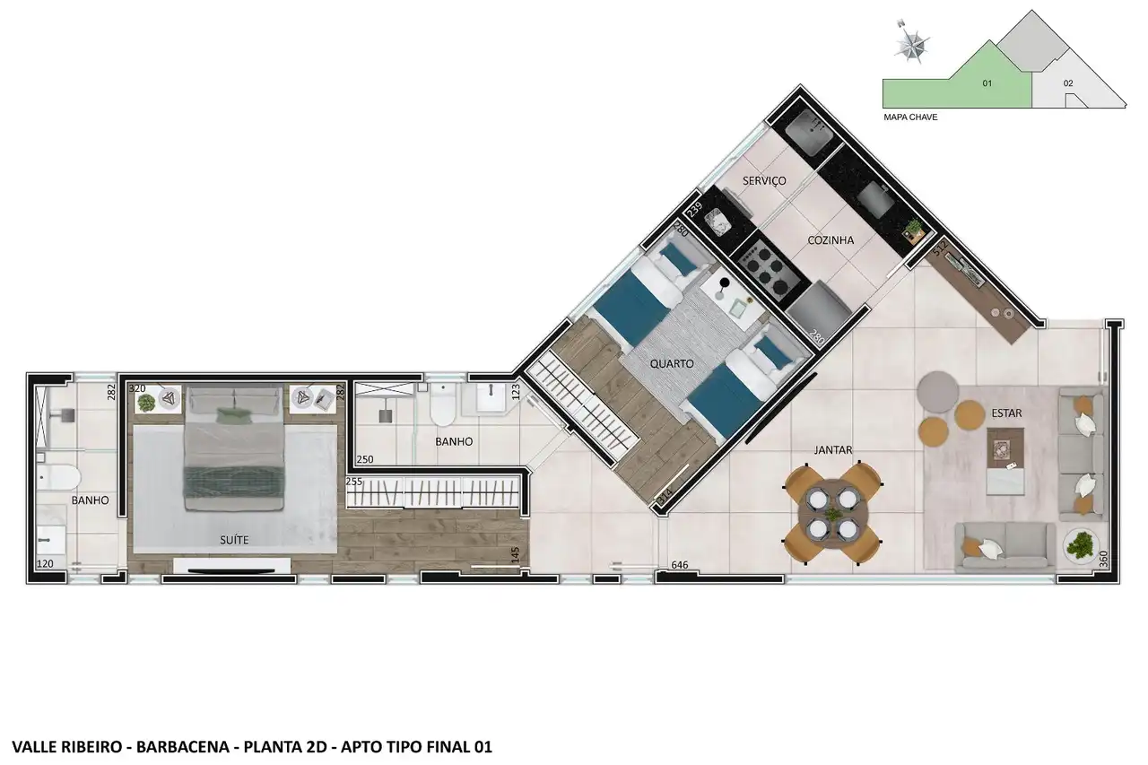 Planta -  - VERSALHES IMÓVEIS