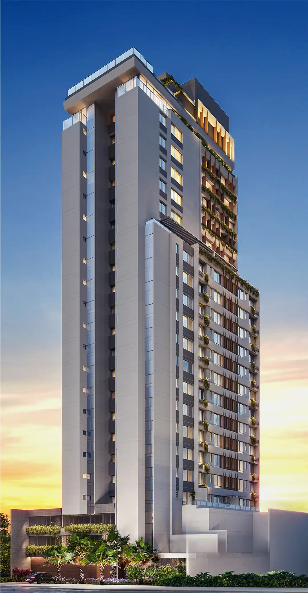 Apartamento à venda no Brickell com 1 quarto e 36m² - Indikey Imob
