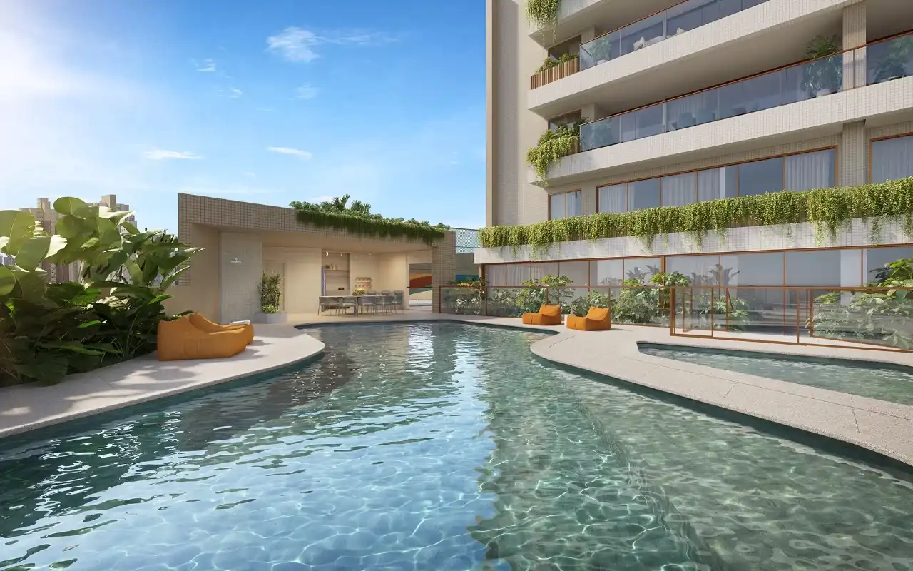 Piscina - Apartamento à venda no Dom Horto Florestal, com 4 quartos e 130m²