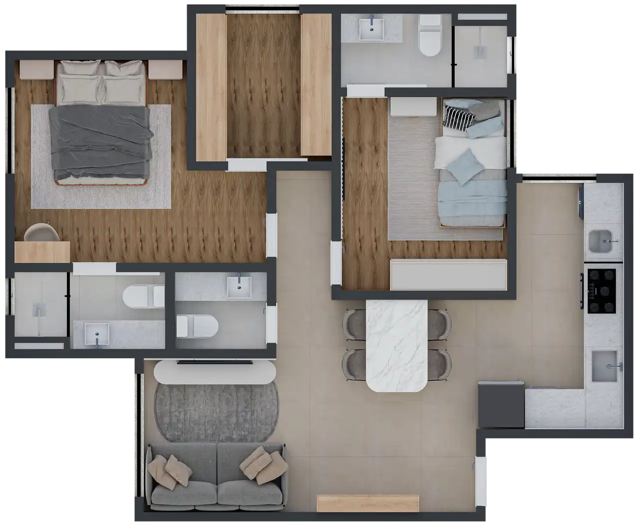 Planta -  - Indikey Imob - Seu Imóvel On-line