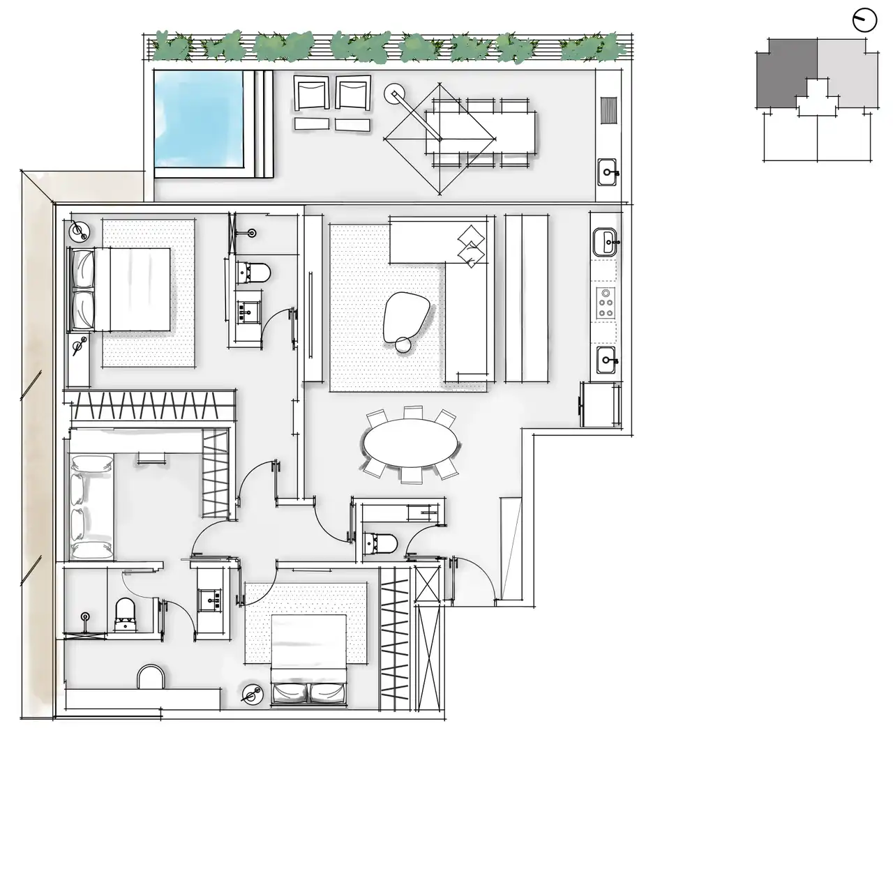Planta -  - LEFER ATIVOS IMOBILIÁRIOS ESPECIAIS LTDA