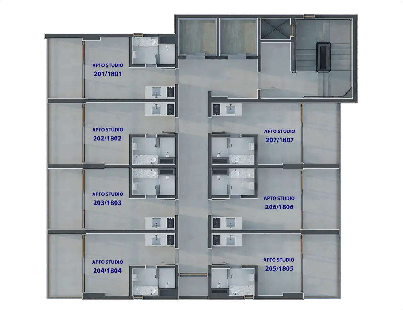 Planta -  - Robson Cunha Imóveis