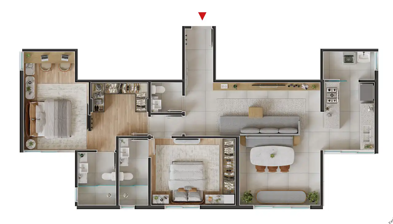 Planta -  - VERSALHES IMÓVEIS