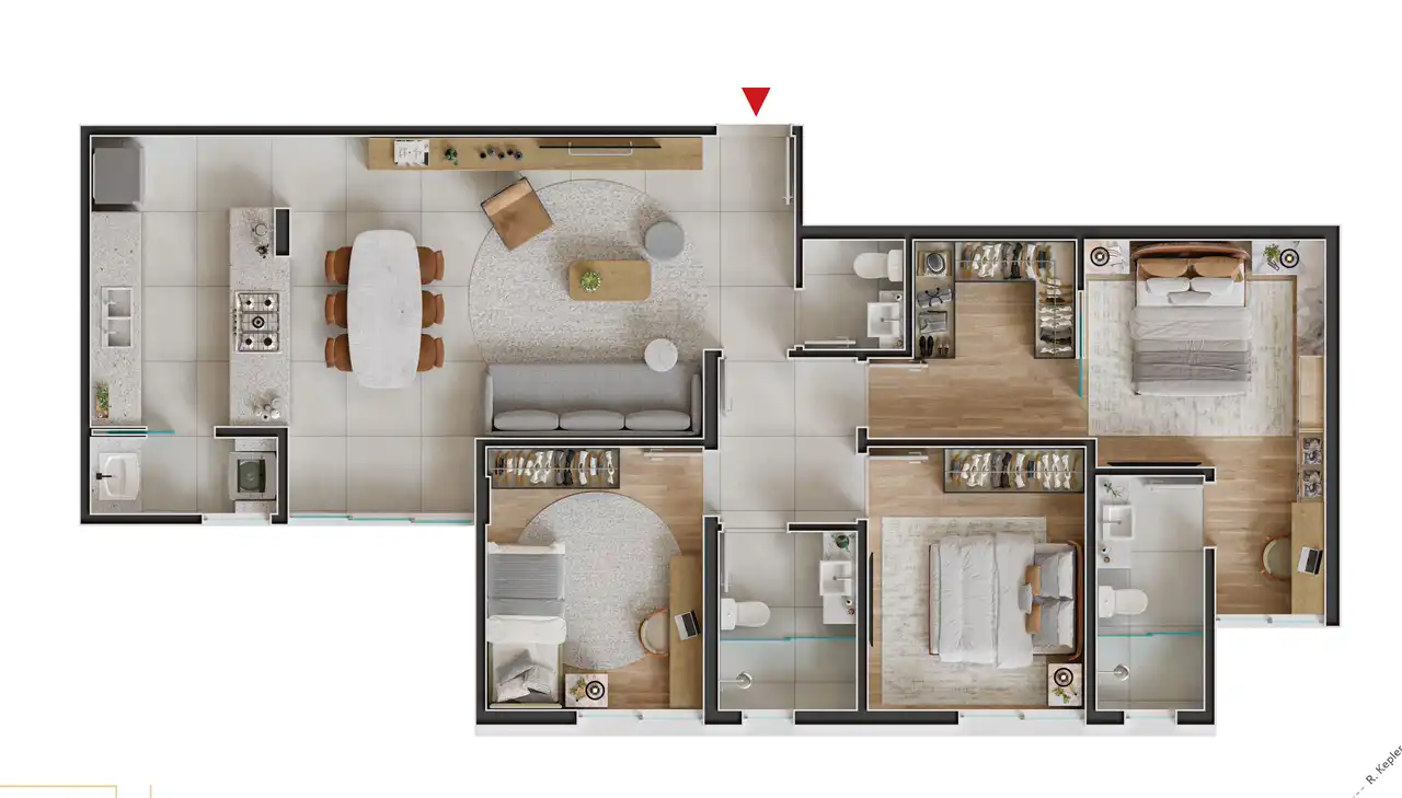 Planta -  - VERSALHES IMÓVEIS